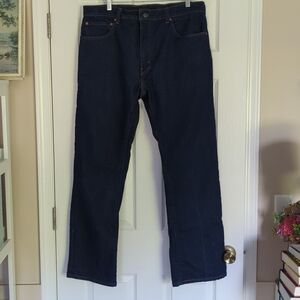 Levi’s 517 Bootcut Jeans Mens 38x32 Dark Wash Denim Classic Western
